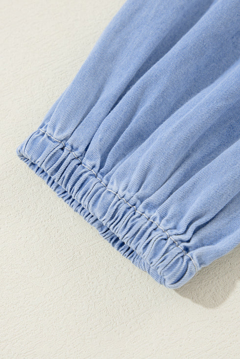 womens-dresses-loose-solid-color-v-neck-button-mini-dress