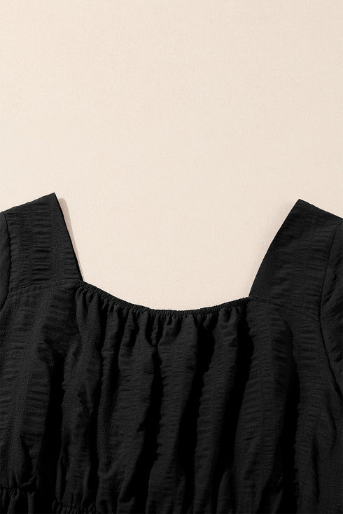 black plus size dress