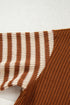 Brown Stripe top
