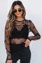Mesh Long Sleeve Top