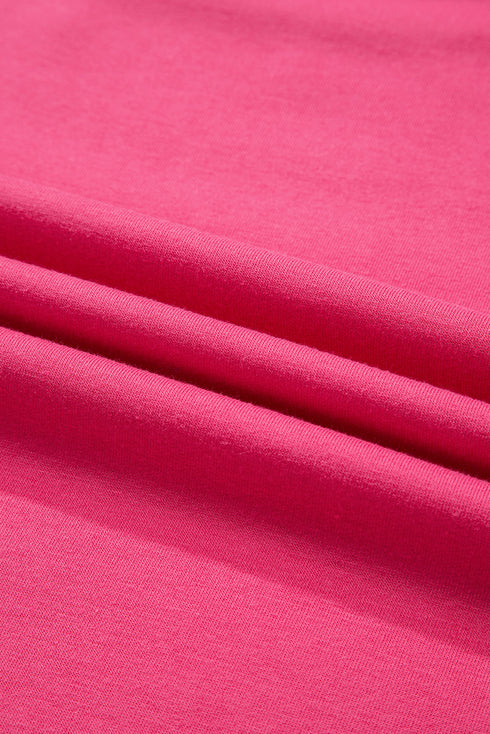 floral hem long sleeve top