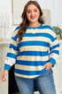 plus size long sleeve pullover