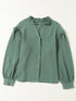 womens-coats-beaded-button-solid-color-lantern-long-sleeve-coat