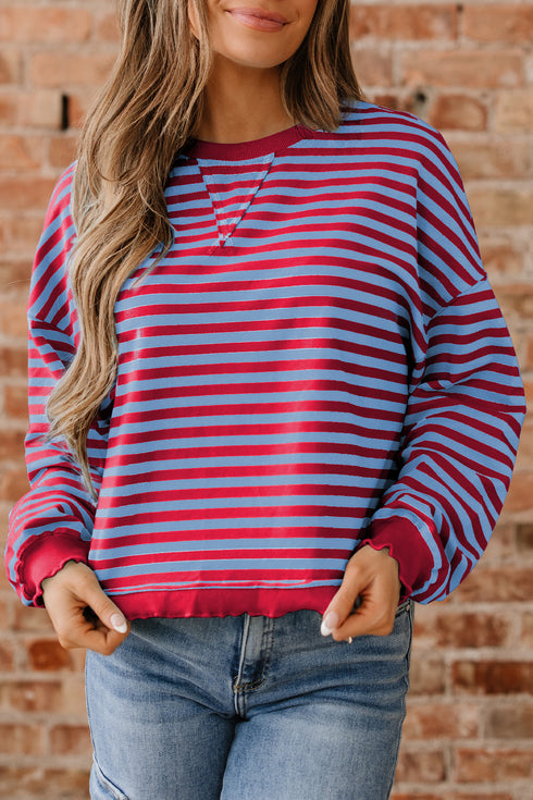 stripe sweatshirt