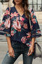 long-sleeve-flower-print-lapel-shirt