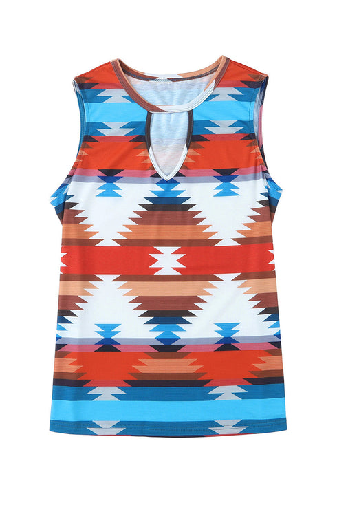 retro-geometric-print-loose-tank-top