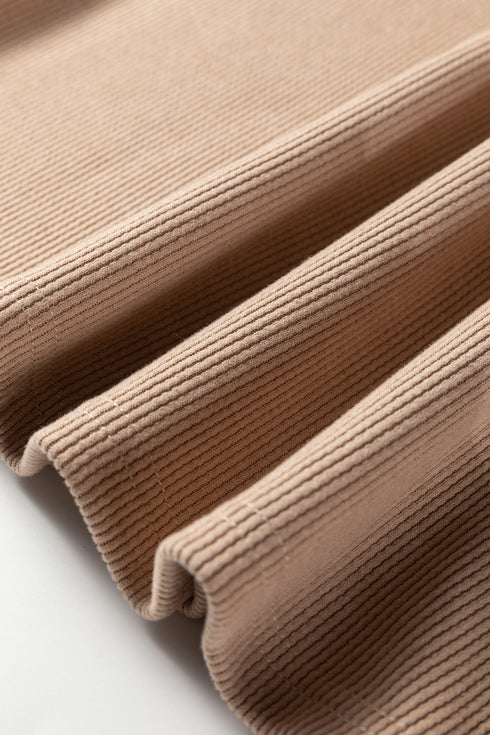 Casual Thermal Textured Lace Drawstring Baggy Hoodie