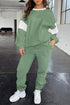 color block sweatpant set