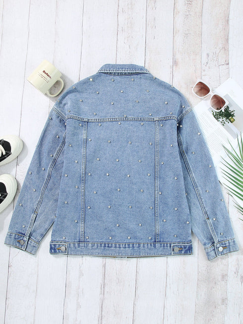 womens-jackets-long-sleeve-lapel-pocket-ripped-denim-jacket