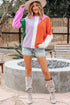 color block sweater