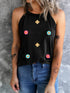black-sweet-floral-embroidery-casual-tank-top