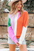 color block sweater