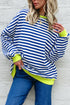 striped sweatshirt