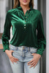 blackish-green-frilled-neck-buttoned-front-velvet-top