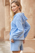 oversize hoodie short set