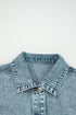 frayed denim vest
