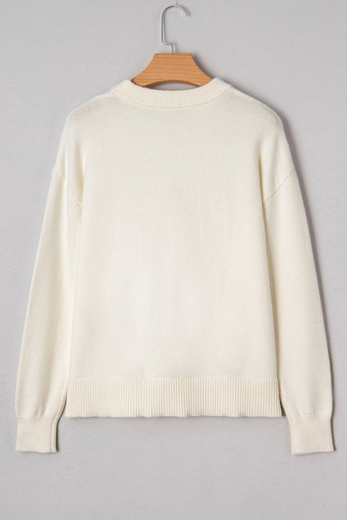 white christmas sweater