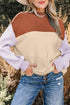 color block sweater