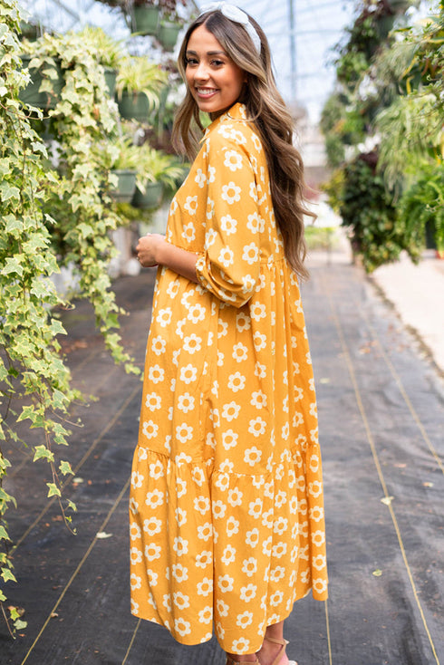 floral maxi dress