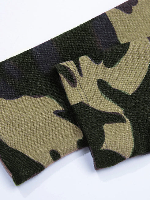 green-camo-print-long-cardigan