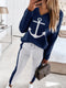womens-sets-anchor-print-v-neck-long-sleeve-t-shirt-trousers-two-piece-suit