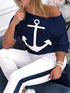womens-sets-anchor-print-v-neck-long-sleeve-t-shirt-trousers-two-piece-suit
