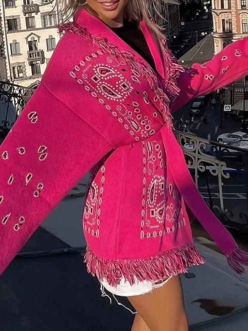 womens-coats-fashion-printed-fringed-belt-sweater-cardigan-coat