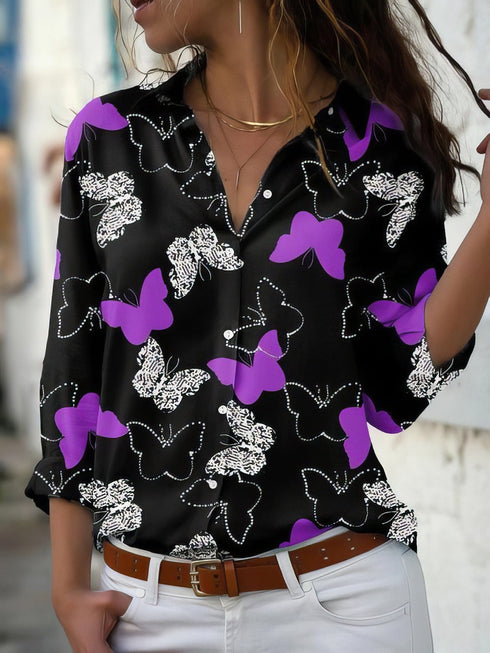 womens-blouses-butterfly-print-button-long-sleeve-blouse-1