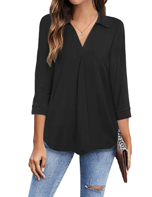 women-s-blouses-collared-v-neck-casual-loose-blouse