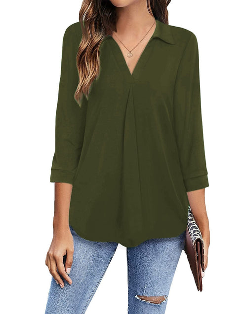 women-s-blouses-collared-v-neck-casual-loose-blouse
