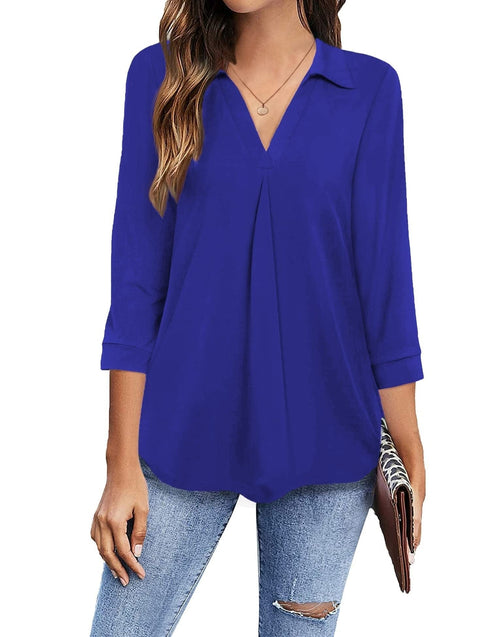 women-s-blouses-collared-v-neck-casual-loose-blouse