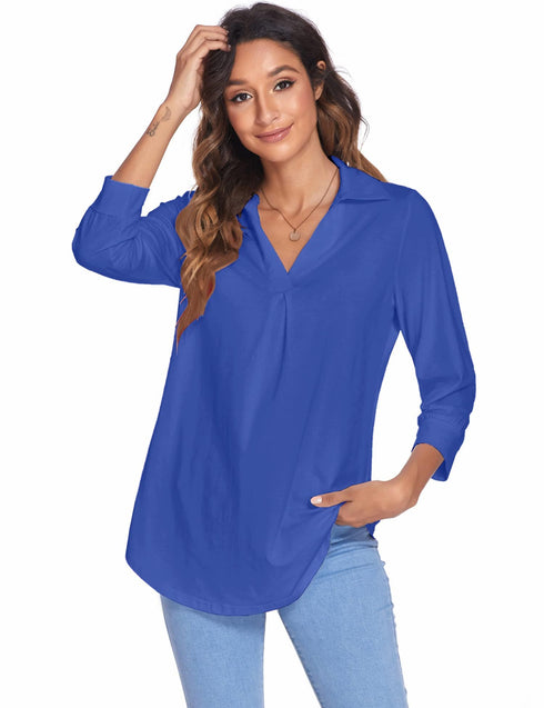 women-s-blouses-collared-v-neck-casual-loose-blouse