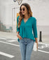 womens-blouses-v-neck-mid-sleeve-casual-loose-blouse