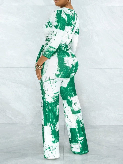 womens-jumpsuits-tie-dye-v-neck-long-sleeve-belt-wide-leg-jumpsuit