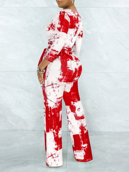 womens-jumpsuits-tie-dye-v-neck-long-sleeve-belt-wide-leg-jumpsuit