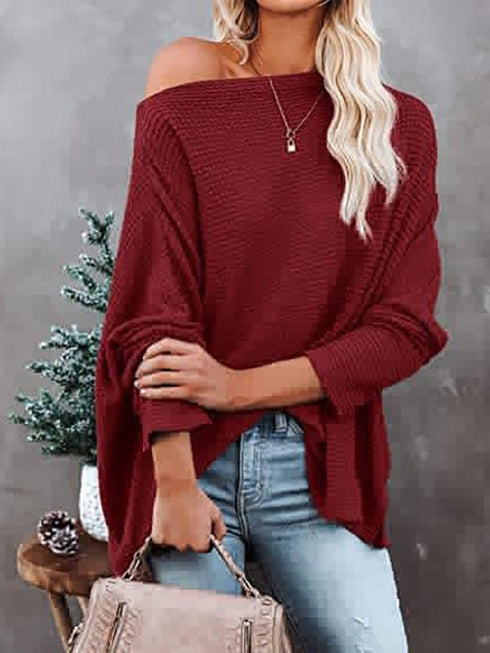womens-sweaters-casual-off-shoulder-knitting-pullover-long-sleeve-sweater