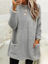 womens-dresses-plush-crew-neck-pocket-long-sleeve-t-shirt-dress