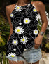 loose-round-neck-daisy-print-tank-tops