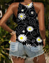 loose-round-neck-daisy-print-tank-tops