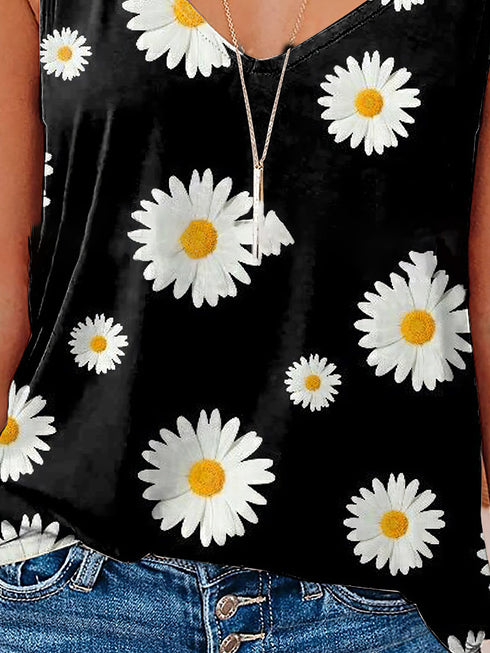 v-neck-strap-with-small-daisy-print-tank-tops