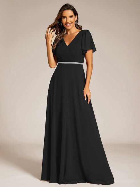 elegant-midi-length-ruffles-sleeves-chiffon-dresses-empire-waist-evening-dresses-with-belt-ee11981