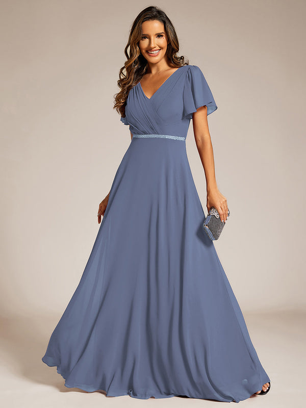 elegant-midi-length-ruffles-sleeves-chiffon-dresses-empire-waist-evening-dresses-with-belt-ee11981