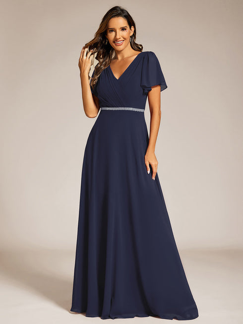 elegant-midi-length-ruffles-sleeves-chiffon-dresses-empire-waist-evening-dresses-with-belt-ee11981