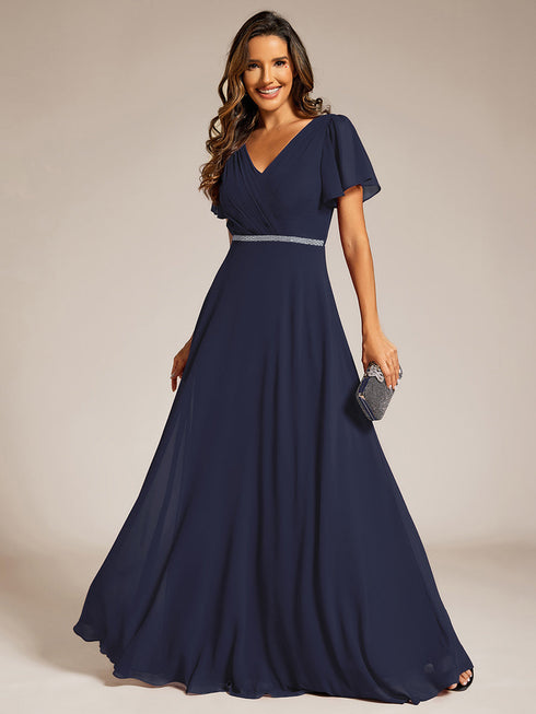 elegant-midi-length-ruffles-sleeves-chiffon-dresses-empire-waist-evening-dresses-with-belt-ee11981