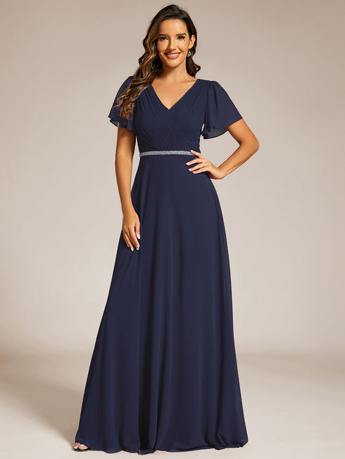 elegant-midi-length-ruffles-sleeves-chiffon-dresses-empire-waist-evening-dresses-with-belt-ee11981