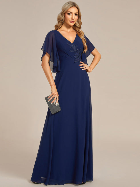 maxi-long-chiffon-floral-embroidery-wholesale-evening-dresses-with-short-sleeves-em02033-1