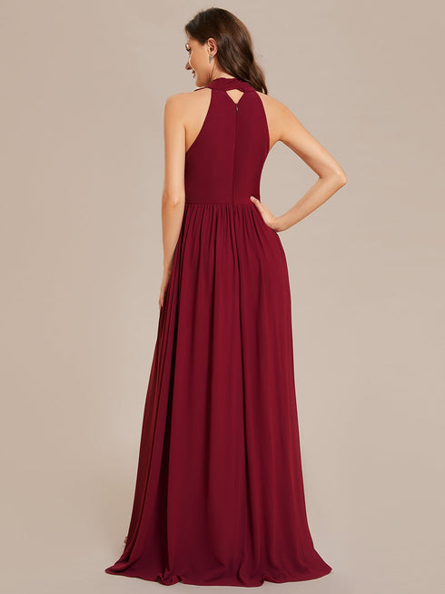 wholesale-chiffon-halter-neckline-sleeveless-evening-dresses-es02014