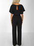 solid-lace-up-short-sleeved-womens-jumpsuit