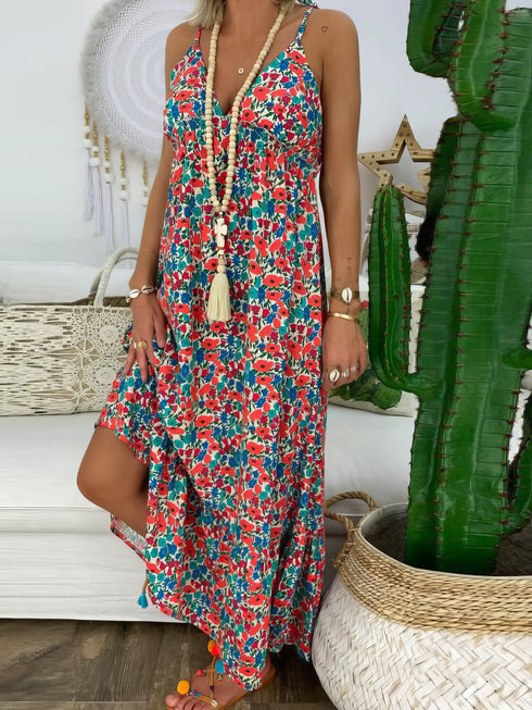 womens-dresses-printed-sling-v-neck-maxi-dress-1