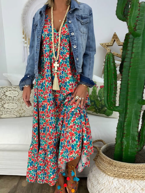 womens-dresses-printed-sling-v-neck-maxi-dress-1